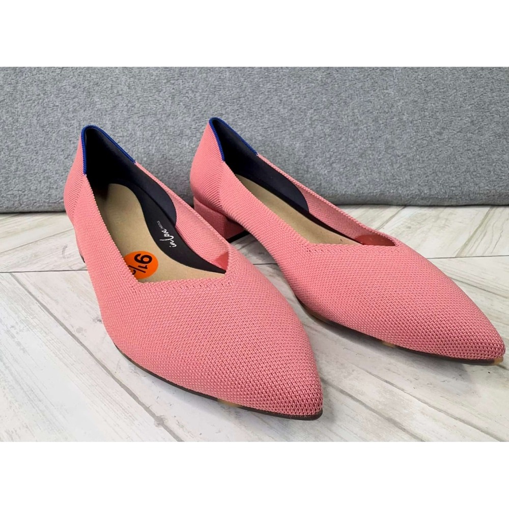 NEW Rothy's The High Point Womens 9.5 In Love Insole New Tulip‎ Pink Heels Shoes